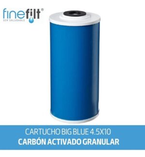 Finefilt - Cartucho Filtro De Agua Carbón Activado Gac Big Blue 4.5x10