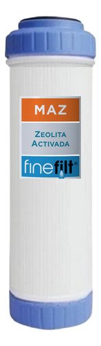 Finefilt - Cartucho Repuesto Filtro Agua Zeolita Metales Pesados 2.5x10