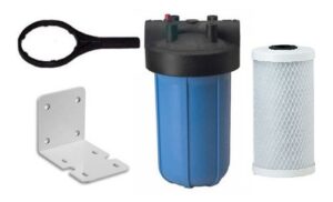 Finefilt - Filtro Agua Toda La Casa Big Blue 4.5x10 Carbón Activado