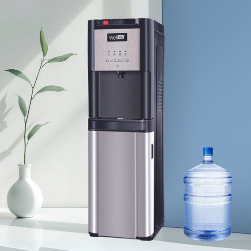 Welltek - | 400H | Dispensador De agua fría y caliente Garrafón Oculto Enfriador Despachador