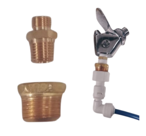 Welltek - Adaptador Para Grifo Bebedero De 1/4 A 1/2  No Incluye Grifo