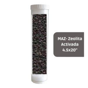 Finefilt - Cartucho Filtro Agua Metales Pesados Zeolita Activa 4.5x20