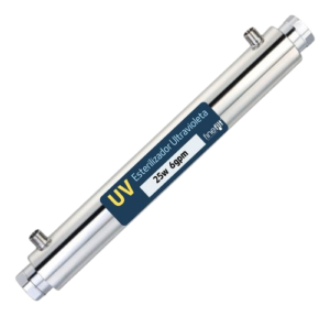 Finefilt - Esterilizador Uv Lampara Ultravioleta Filtro Agua 25w 6 Gpm Color Plata