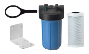 Finefilt - Filtro Agua Toda La Casa Big Blue 4.5x10 Carbón Activado