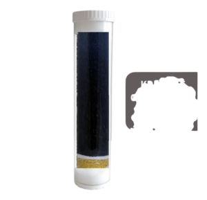 Finefilt - Cartucho Repuesto Filtro Agua Kdf Carbón Activad 4.5x20