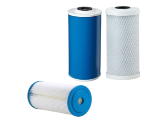 Finefilt - 3 Cartuchos De Repuesto Para Filtros De Agua Triple 4.5 X10