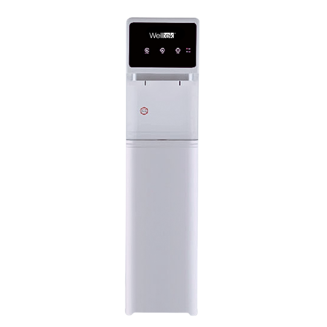 Welltek | Dispensador de agua fría caliente y ambiente sin garrafón para punto de uso, para conectar filtro (No incluye filtro) o agua purificada WT-520-POU
