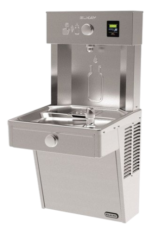 Elkay - Bebedero Llenador Antivandálico Inoxidable Ahorra 40%