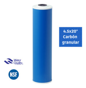 Finefilt - Cartucho Filtro Agua Carbón Activado Granular 4.5x20