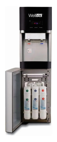 Welltek - Dispensador Purificador Con Osmosis Inversa Agua Fría y Caliente Ideal Oficinas