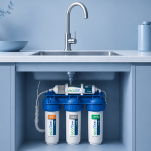 Finefilt - Filtro Purificador De Agua Ecofilt-hm 4 Pasos Metales Pesado