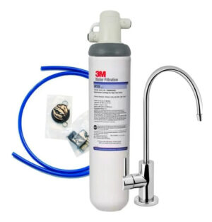 3m | Filtro Purificador De Agua Family Hf20-i Completo Grifo Plata