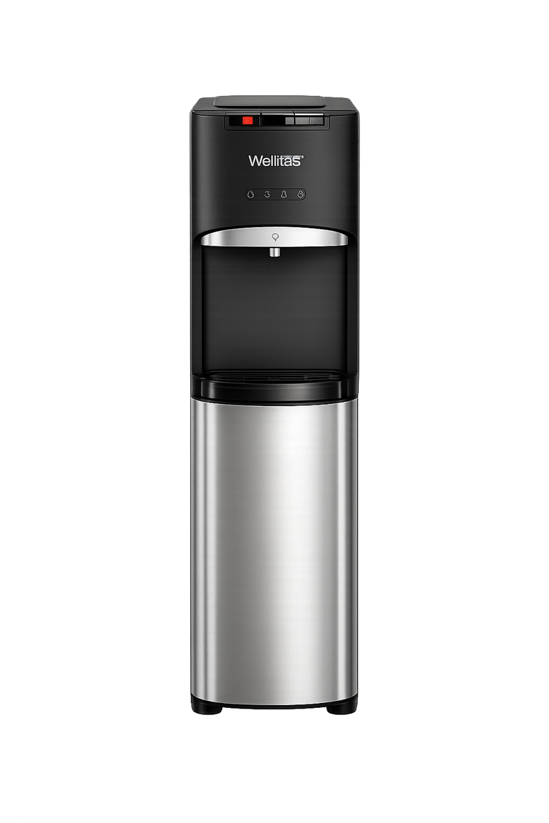 Welltek - | 420H | Dispensador De agua fría y caliente Garrafón Oculto Enfriador Despachador