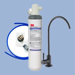 3m | Filtro Purificador De Agua Family Hf20-i Completo Grifo Negro Acero Inoxidable