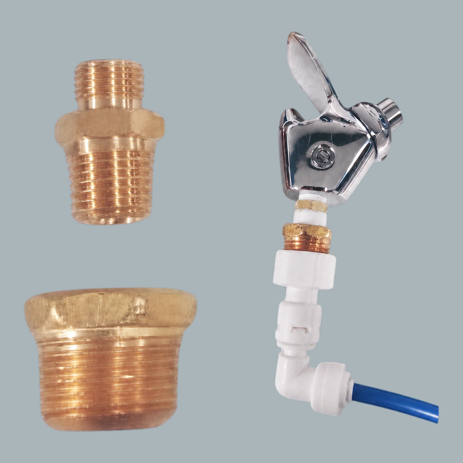 Welltek - Adaptador Para Grifo Bebedero De 1/4 A 1/2 No Incluye Grifo