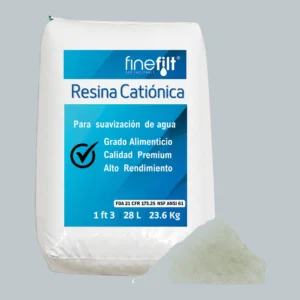 Finefilt - Resina Catiónica Para Suavizador Premium 1 Bulto 1 Ft3