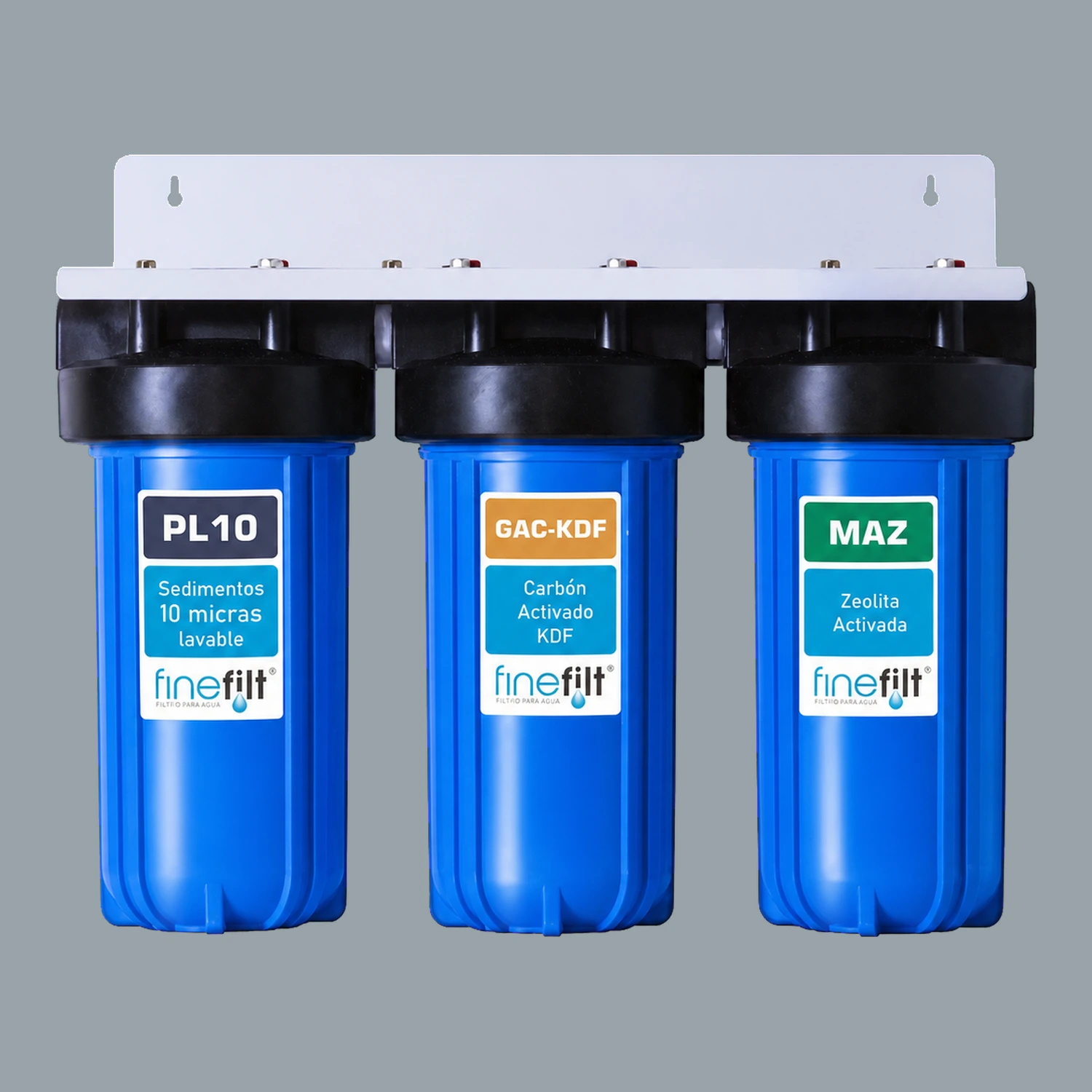 Finefilt - Filtro De Agua Para Pozo, Fierro, Metales Pesados Y Turbidez