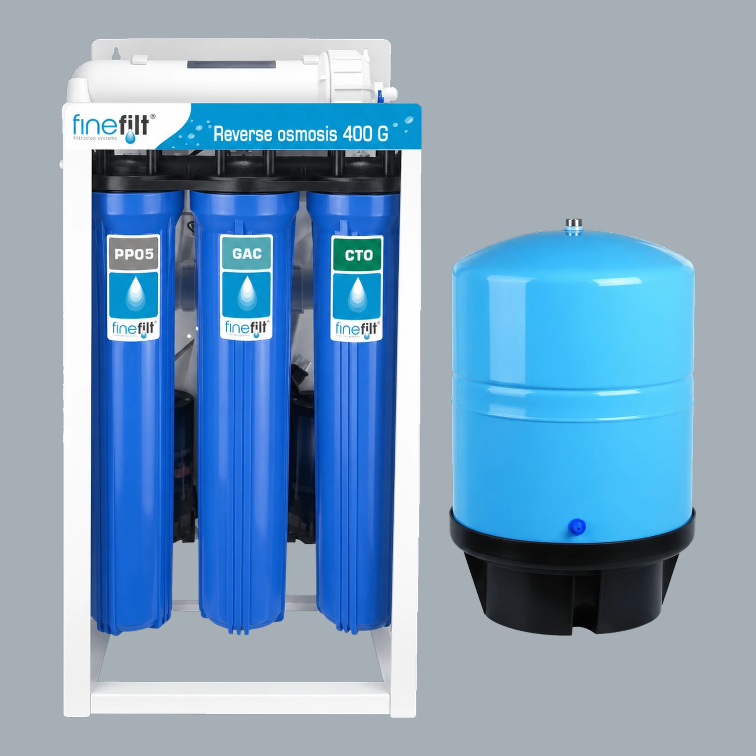 Filtro Purificador De Agua Potable Osmosis Inversa 400 Gpd