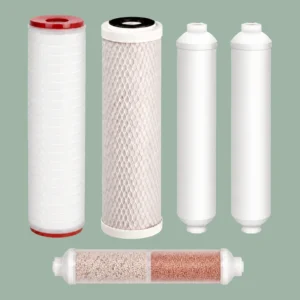 Finefilt - Cartuchos Repuesto Reemplazo Purificador Ecofilt 5 Pasos Color Blanco