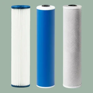 Finefilt - 3 Cartuchos Repuesto Filtros Agua Tren Triple 4.5x20 Bigblue
