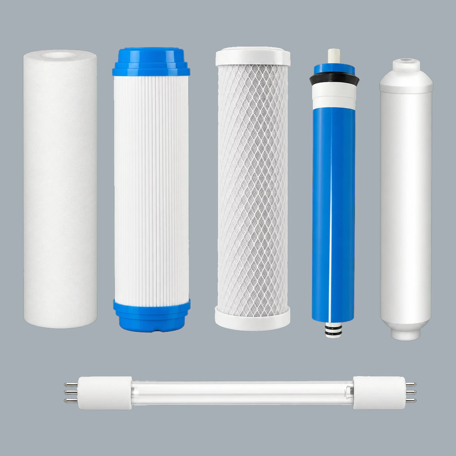 Finefilt - Kit Repuestos Osmosis Inversa 6 Pasos (5 Filtros Y Uv 6w-4p)