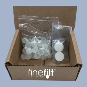 Finefilt - Perlas Polifosfatos Y Desinfectante Repuesto Dispensador