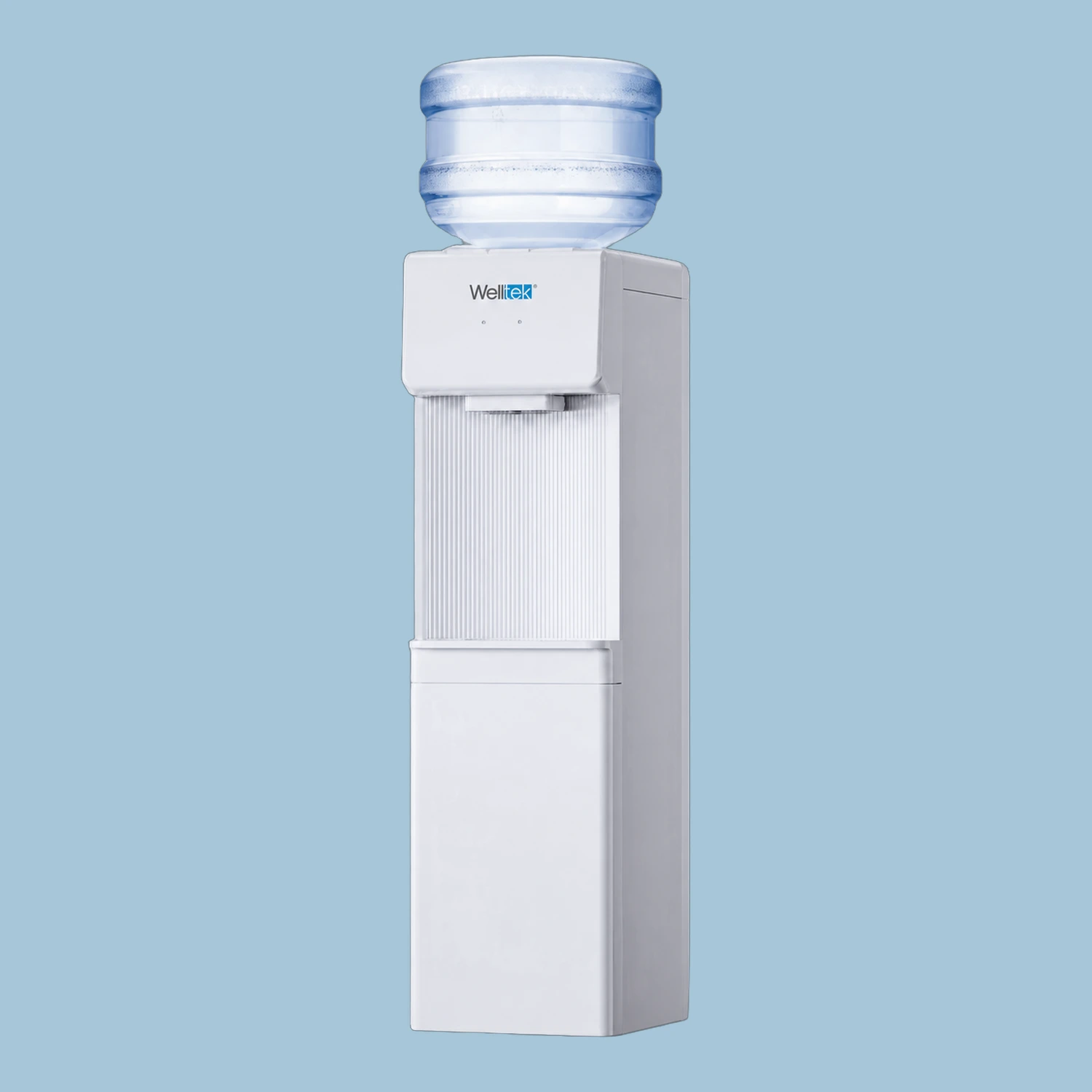 Welltek - | 1170 | Enfriador Dispensador Agua Fría Y Caliente carga superior garrafón arriba