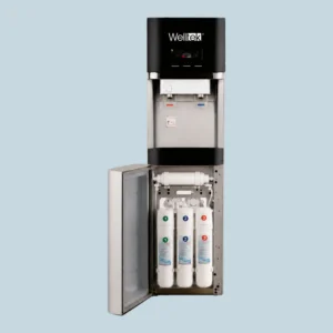 Welltek - Dispensador Purificador Con Osmosis Inversa Agua Fría y Caliente Ideal Oficinas
