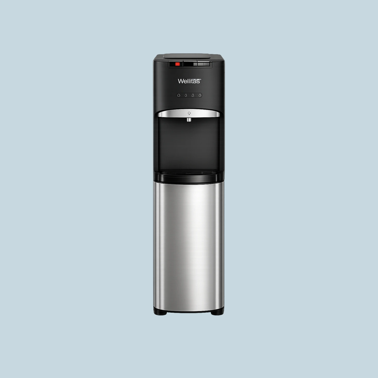 Welltek - | 420H | Dispensador De agua fría y caliente Garrafón Oculto Enfriador Despachador