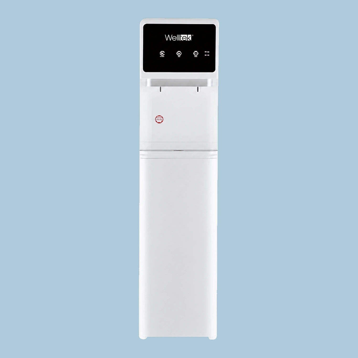 Welltek | Dispensador de agua fría caliente y ambiente sin garrafón para punto de uso, para conectar filtro (No incluye filtro) o agua purificada WT-520-POU
