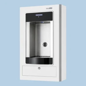 Llenador de botellas empotrable con sensor, filtración, UV y contador Welltek WT-WFS-BF
