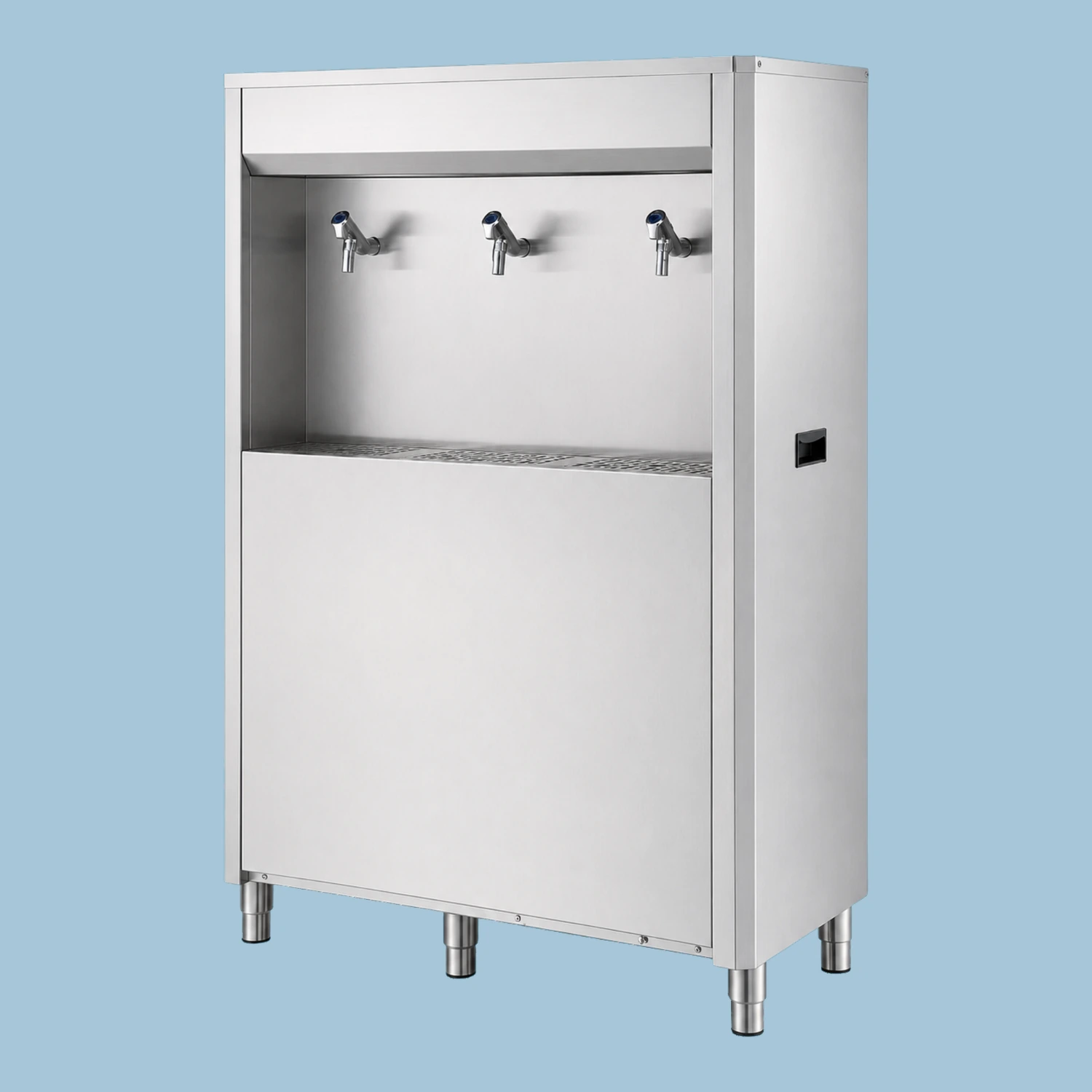 Enfriador comercial de piso de 3 llaves, 100 L/h, con filtración Welltek WT-WFS600-3S