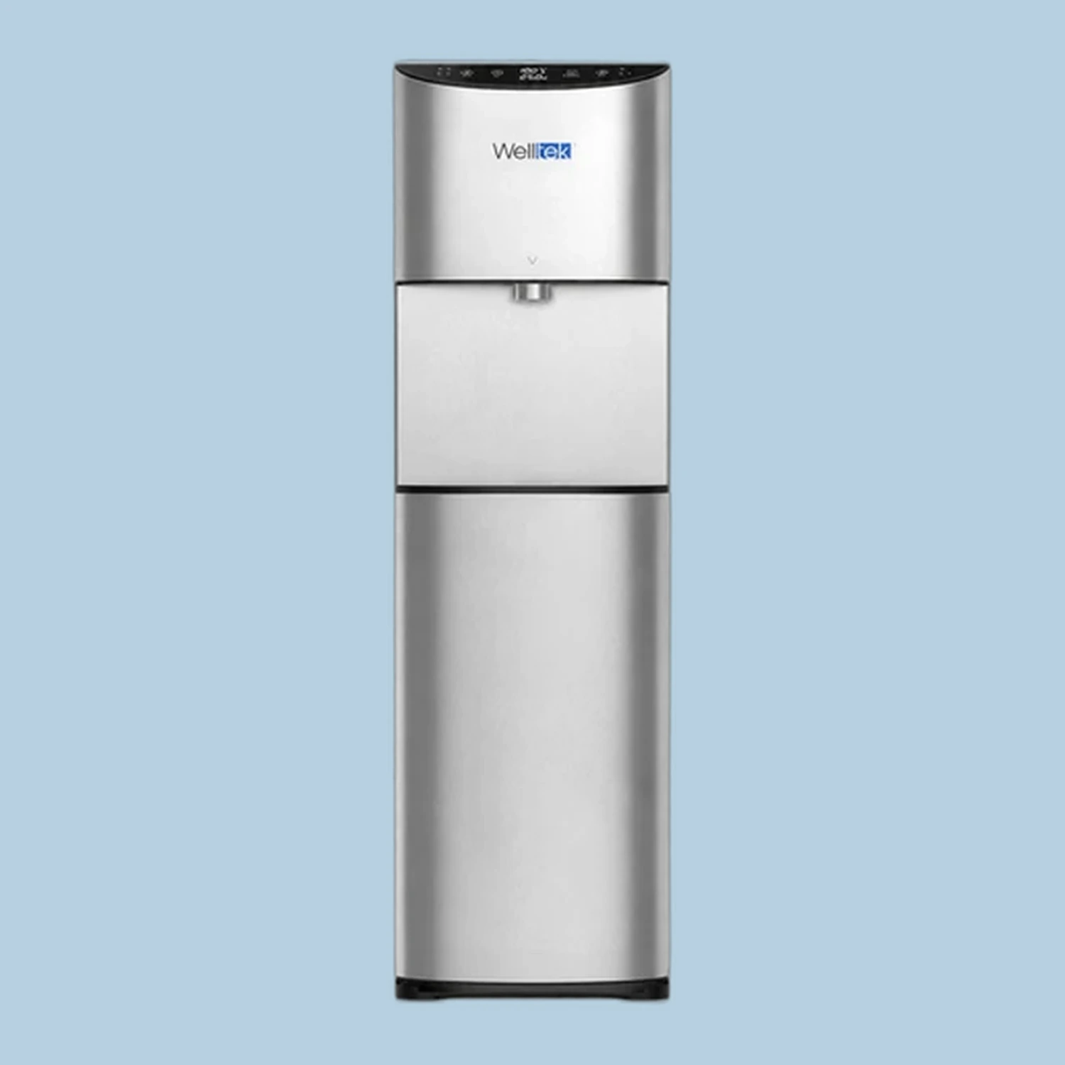 Welltek - Dispensador Purificador Inteligente de Agua Fría, Caliente y Ambiente con Filtro 3M