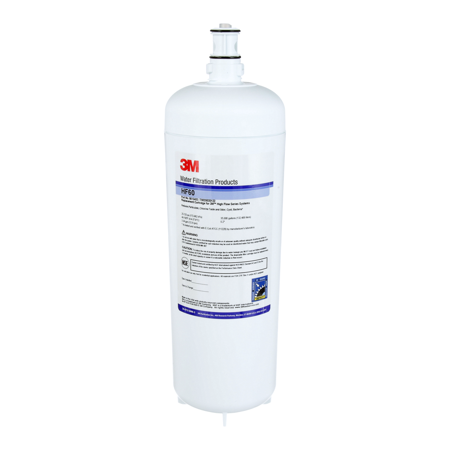 Cartucho de repuesto 3M High Flow HF60