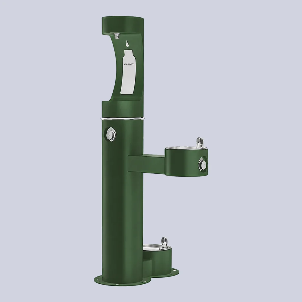 Elkay ezH2O LK4420BF1UDBEVG para exterior con estación para mascota