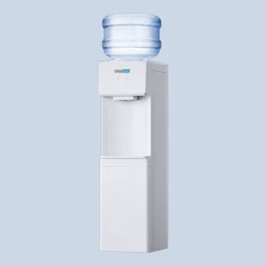 Dispensador de agua fría y caliente Welltek 1170 para garrafón · Enfriador y despachador con compresor, carga superior